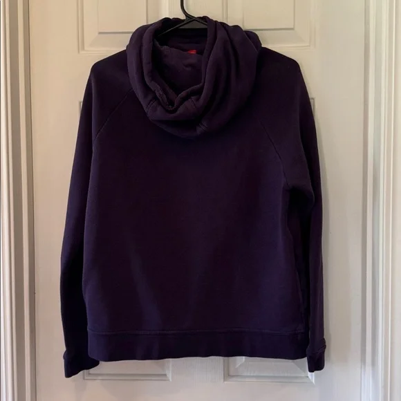 Nike Women's Dark Purple Pullover Hoodie - Picture 5 of 8
